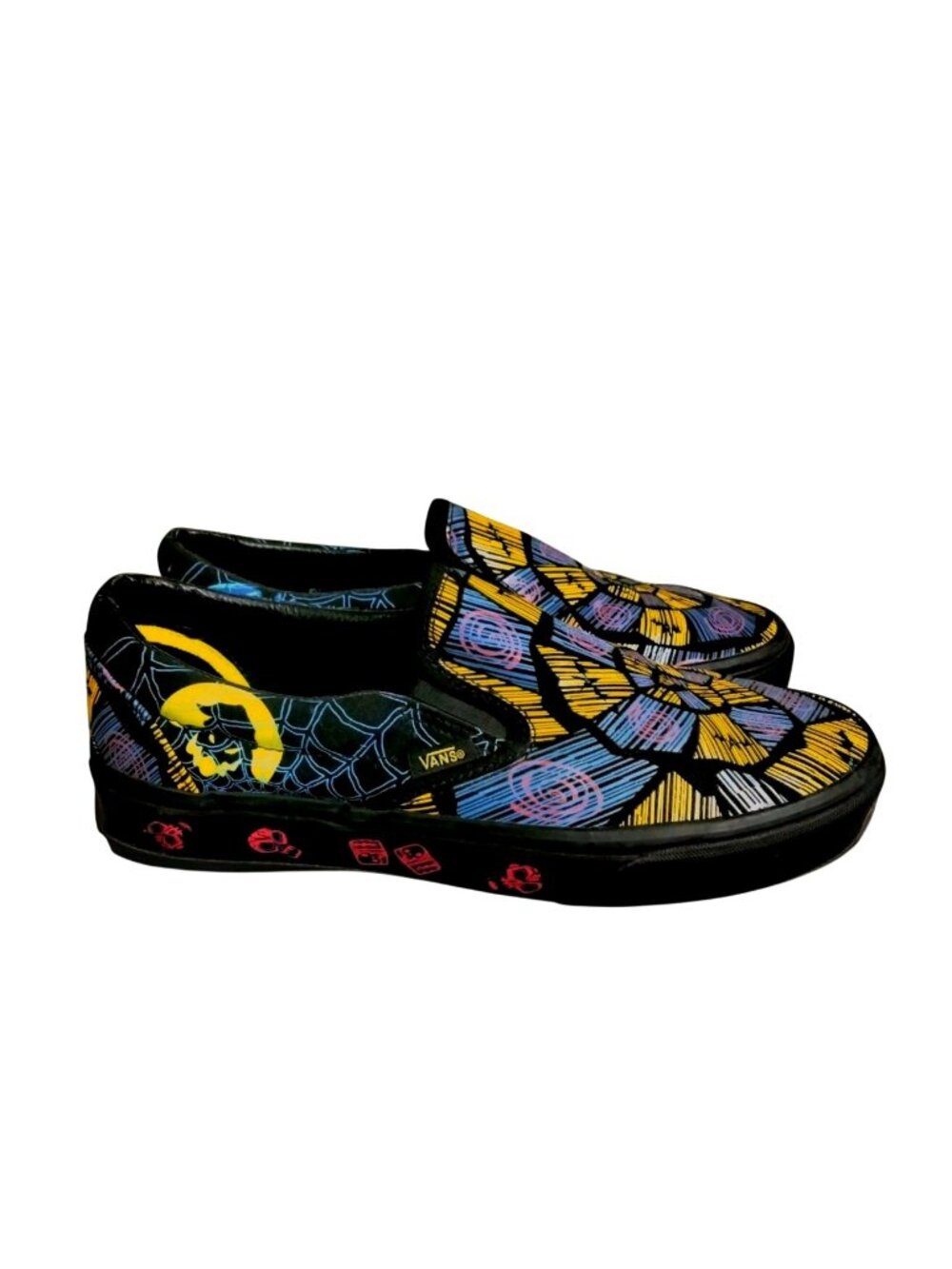 VANS x NIGHTMARE BEFORE CHRISTMAS OOGIE SLIP ON SHOES WOMEN'S 10 MEN'S 8.5
